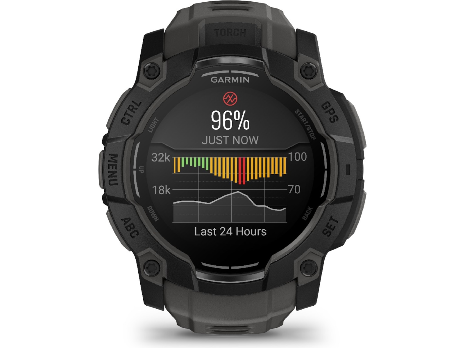 Garmin Instinct 3 AMOLED 50mm (svart/kol) Smartwatches