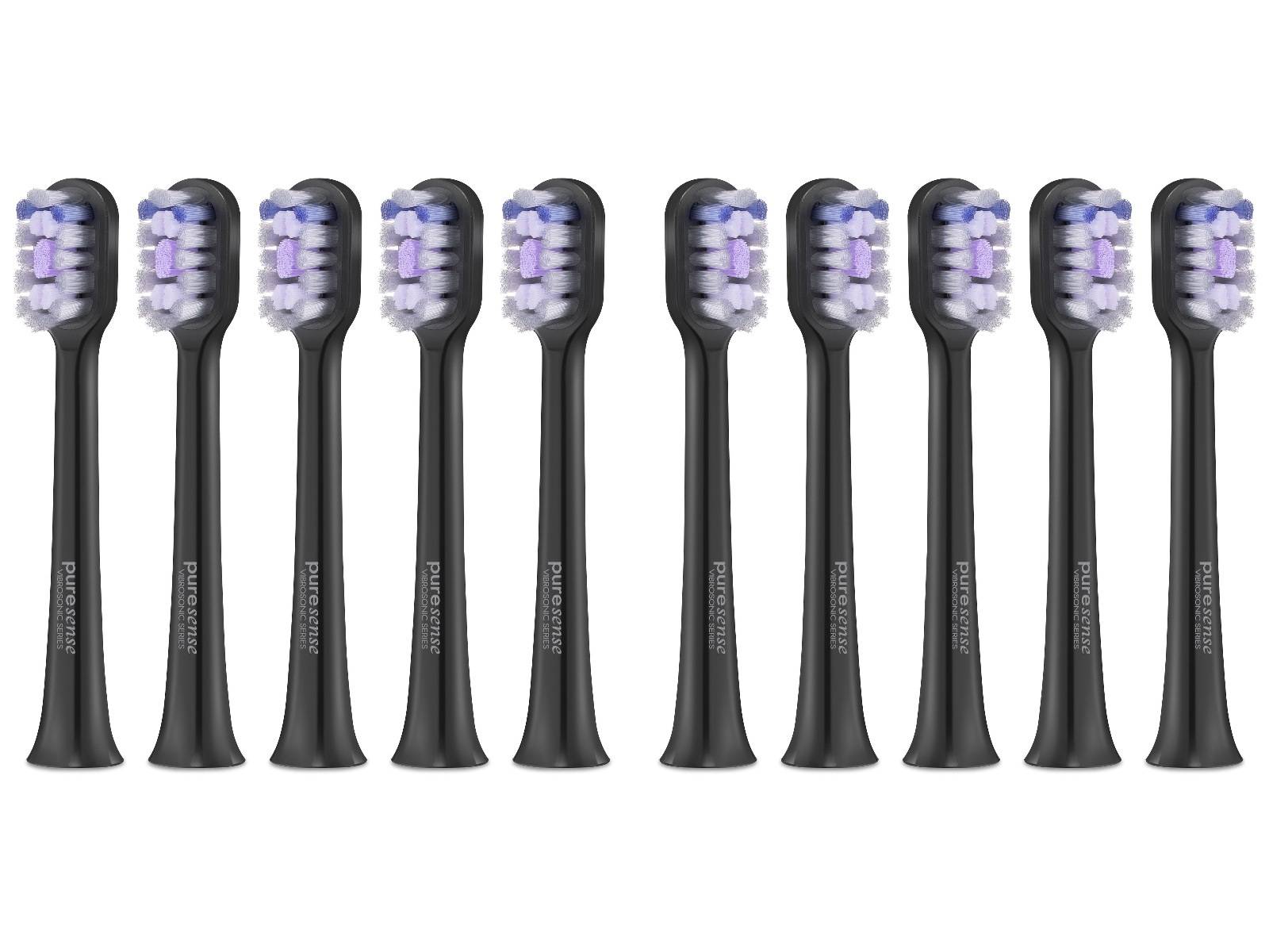 Puresense Dental C Vibrosonic Tandborsthuvuden 10-pack  (hard, medium) Tandborsthuvud