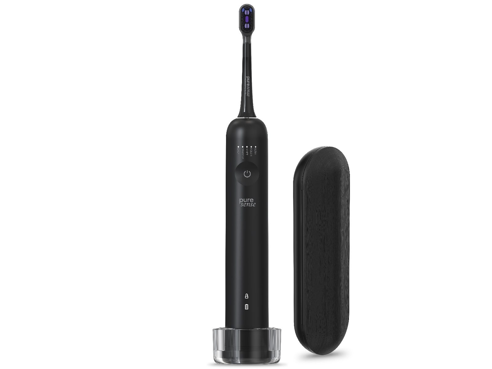 Puresense Dental C Vibrosonic Essential Bundle (svart) Eltandborste