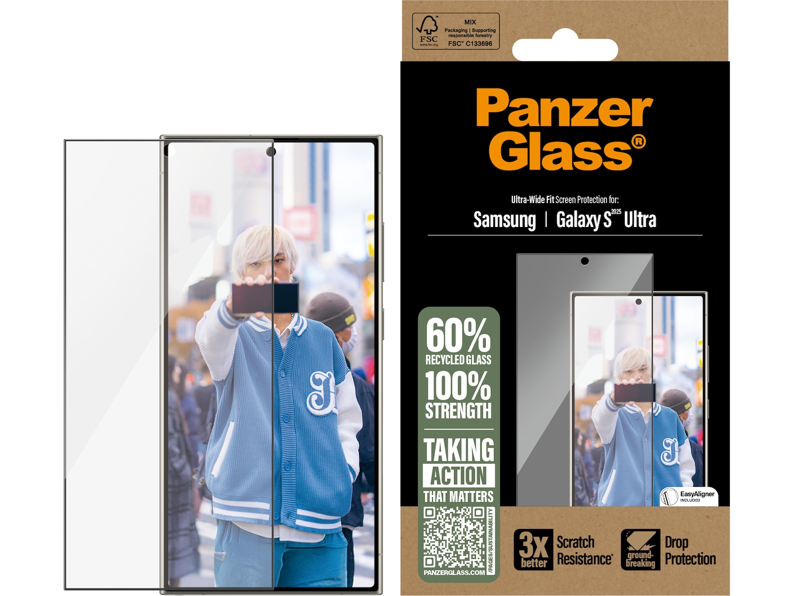 PanzerGlass Galaxy S25 Ultra skärmskydd Skärmskydd mobiltelefon