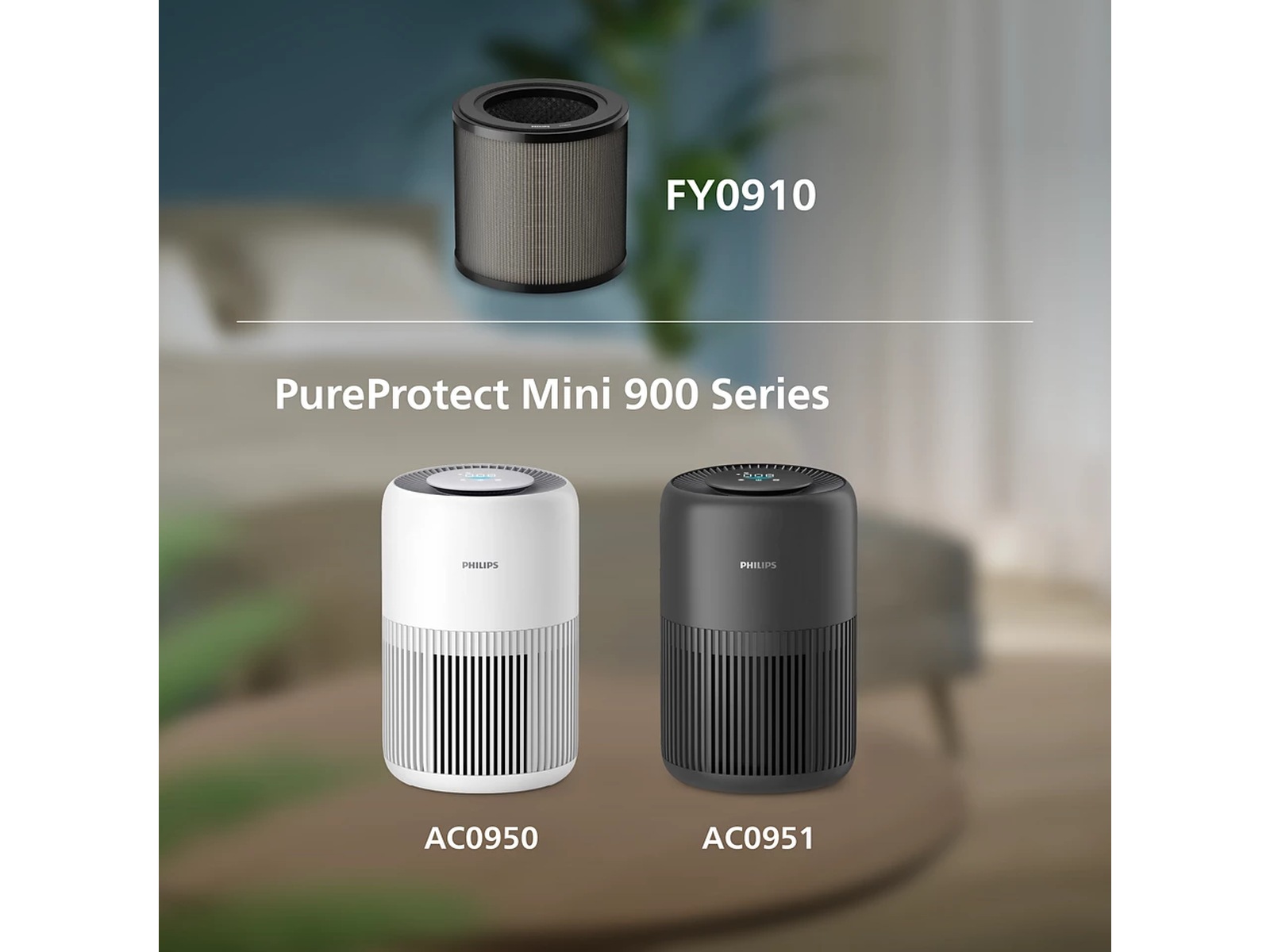Philips PureProtect Mini 900 Series HEPA NanoProtect-filter Luftrenare