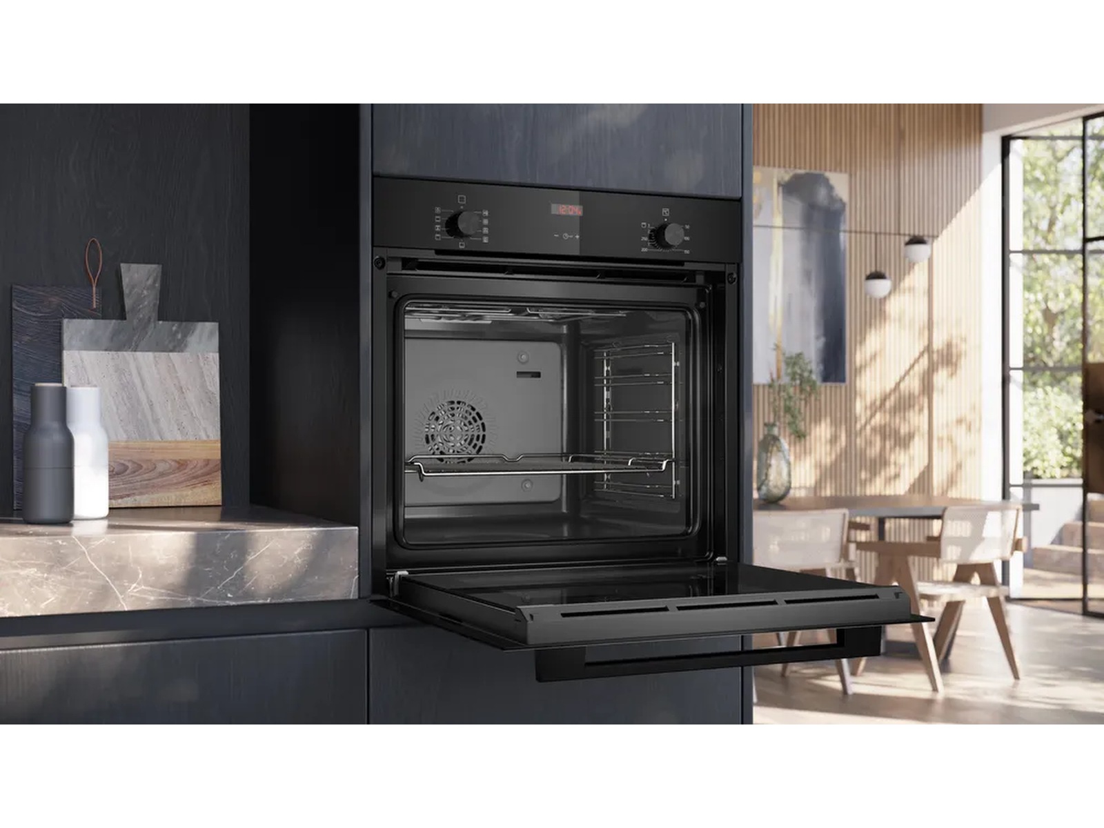 Siemens HB234ABS3F iQ300 Inbyggnadsugn (stål) Ugn