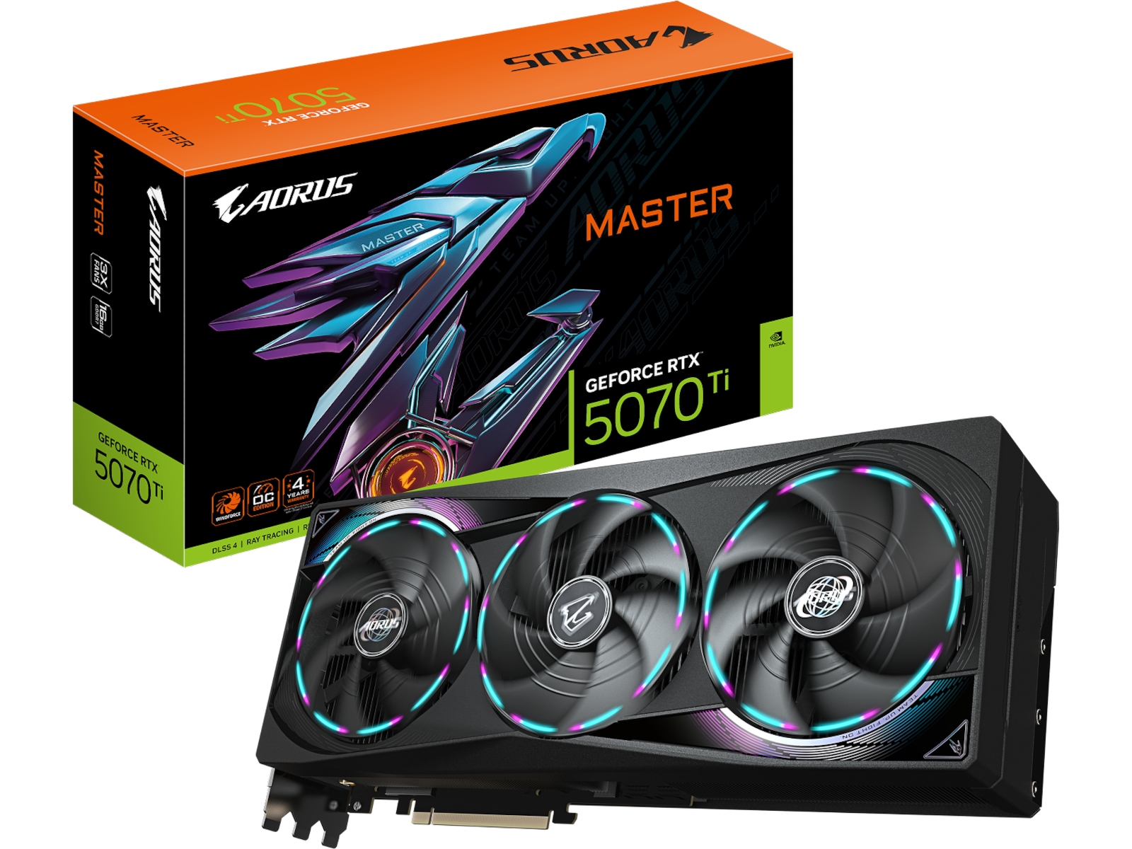 Gigabyte Aorus GeForce RTX 5070 Ti MASTER Grafikkort