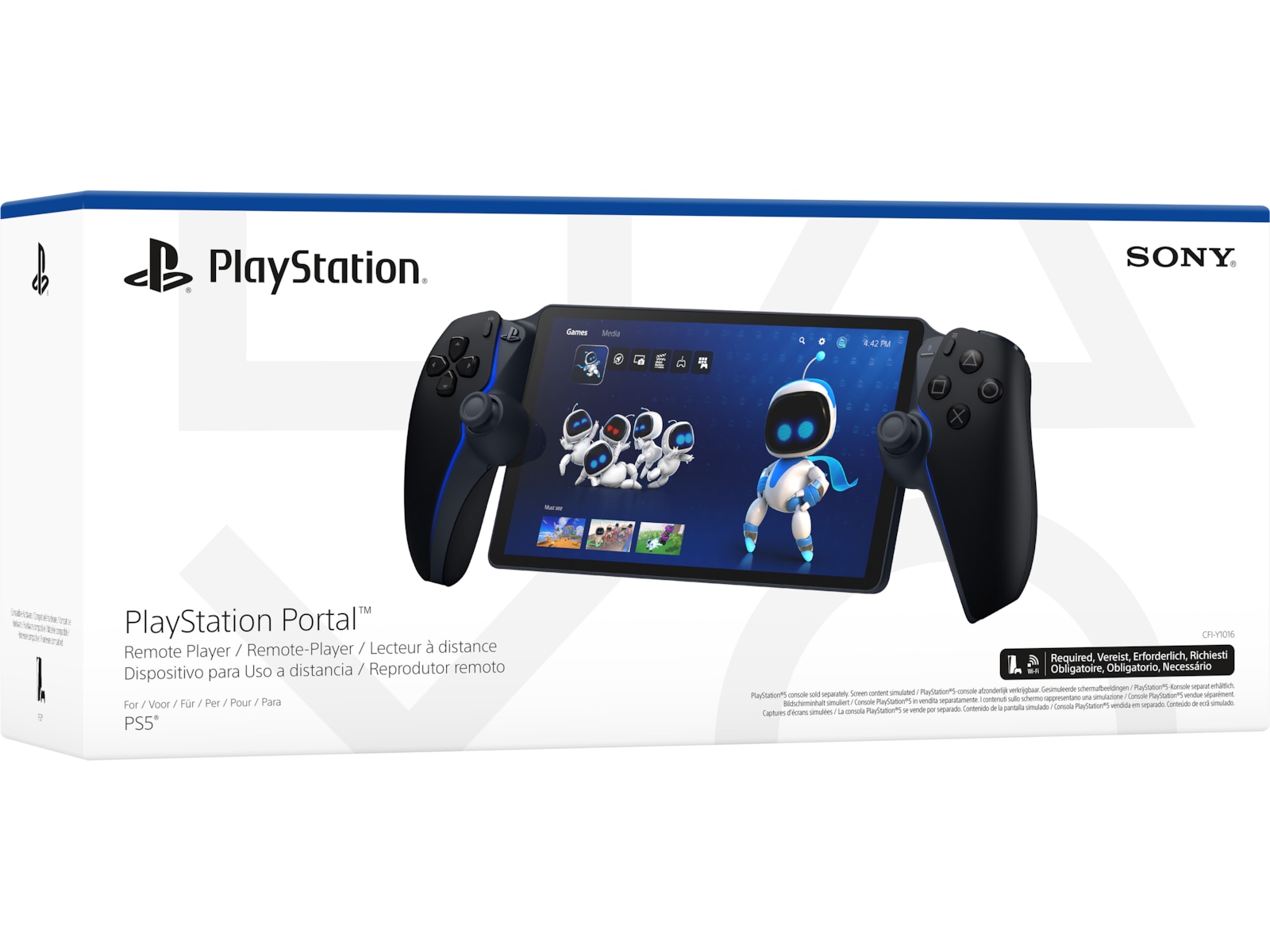 PlayStation Portal Remote Player (Midnight Black) Tillbehör till spelkonsoler