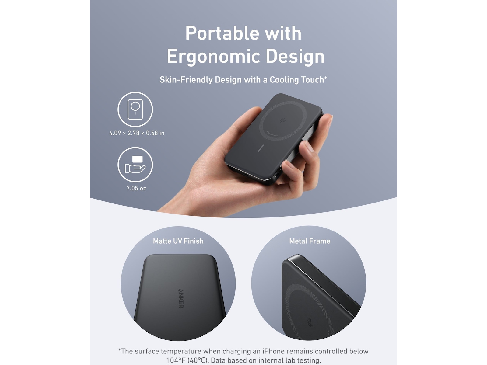 Anker MagGo Powerbank 10.000mAh (svart) Powerbank