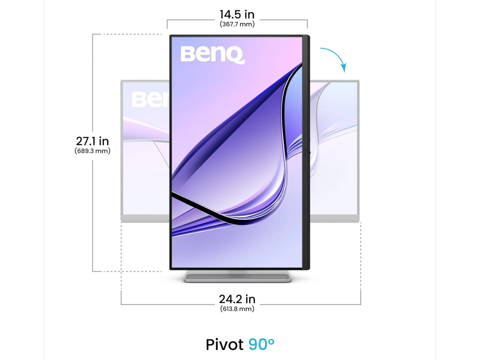 BenQ 27" 4K skärm MA270U Bildskärmar