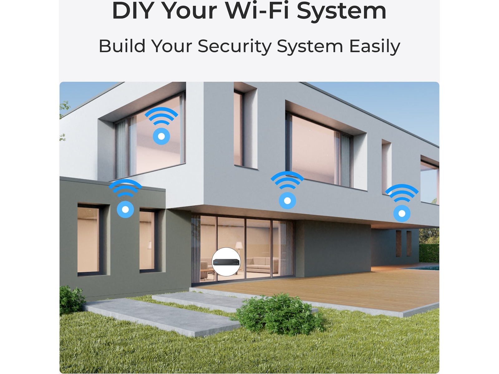 Reolink W320 WiFi övervakningskamera utomhus -B-Grade Demo hem & hushåll