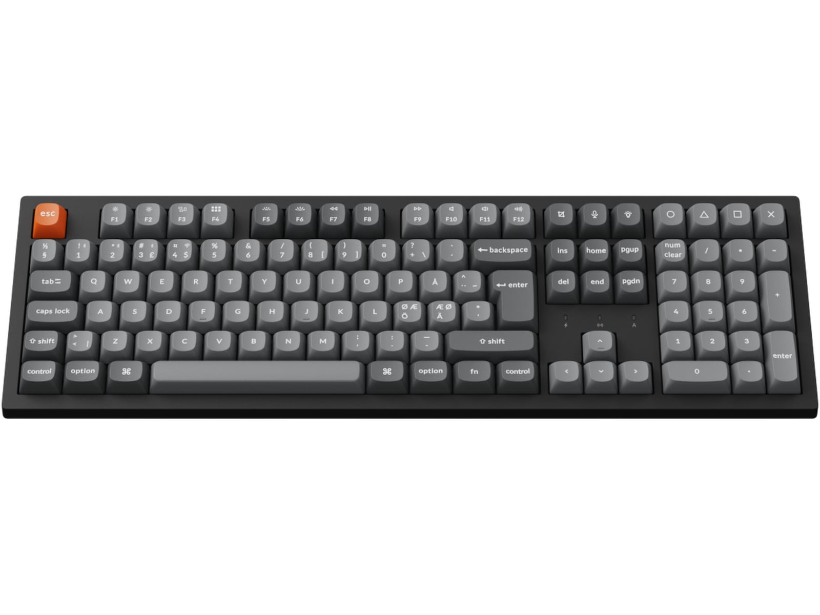 Keychron K10 MAX trådlöst gamingtangentbord (super red) Gamingtangentbord