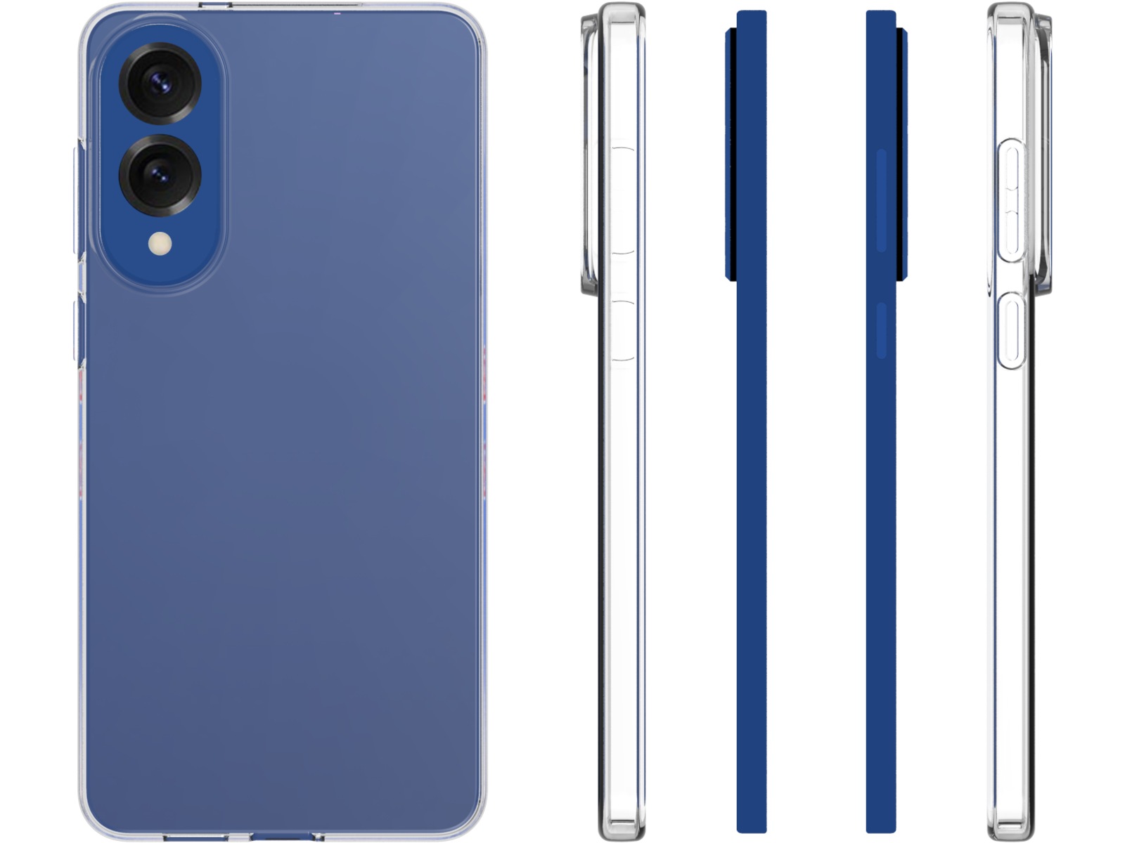 iiglo Galaxy S25 Edge Clear Case (transparent) Mobilskal