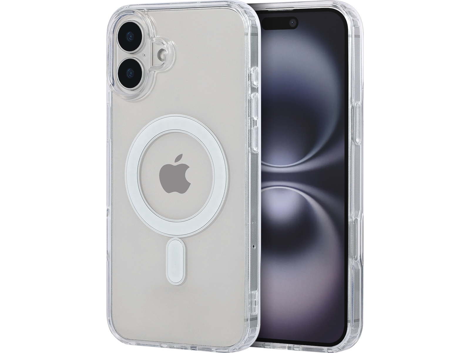iiglo iPhone 16 Plus Magnetic Clear Case (transparent) Mobilskal