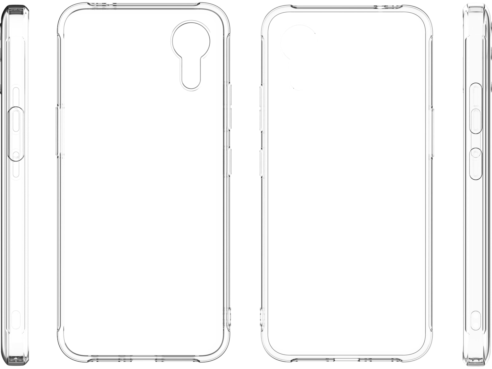 iiglo Galaxy Xcover 7 Pro Clear Case (transparent) Mobilskal