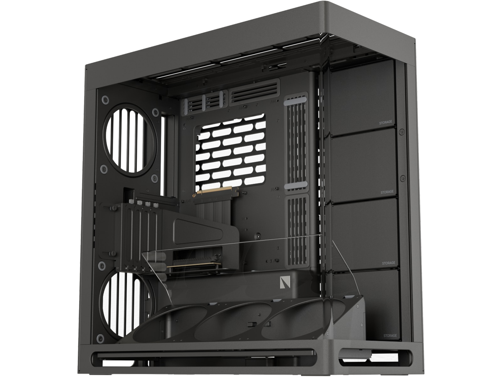 HAVN HS 420 VGPU Mid Tower (svart) Midi tower
