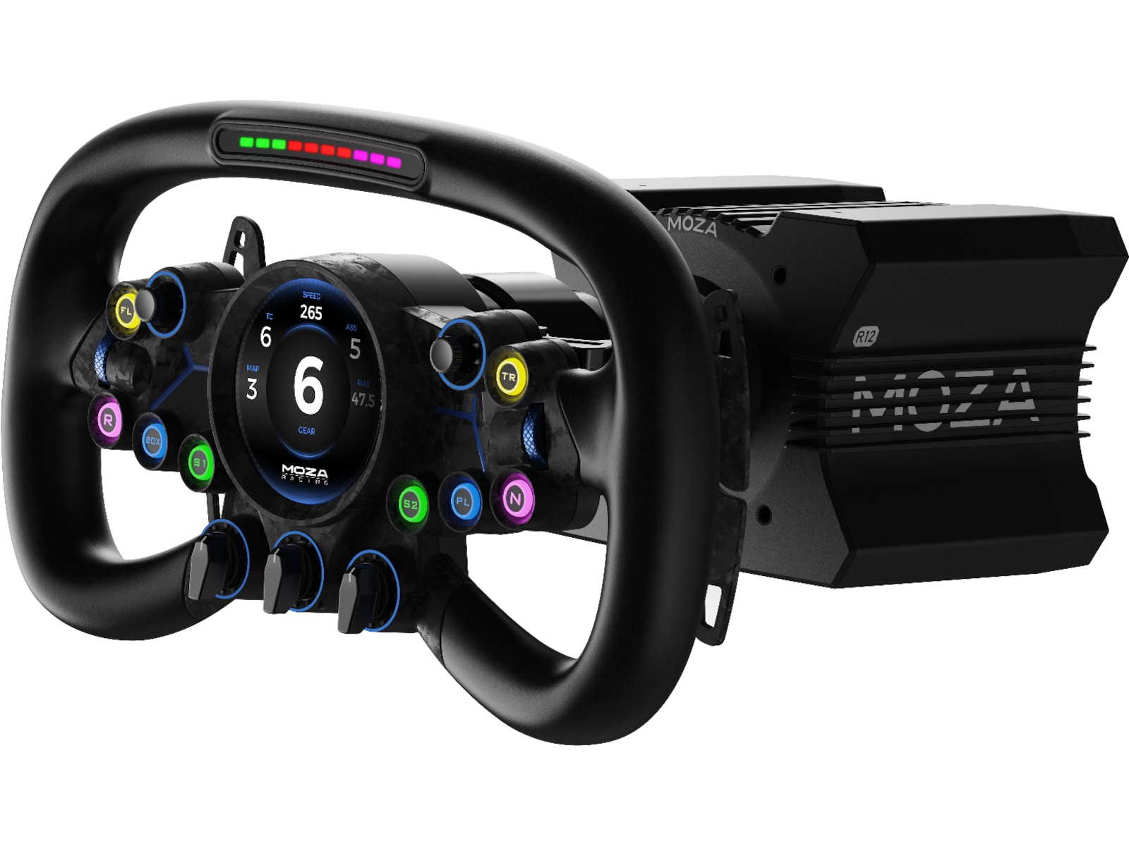 MOZA Vision GS ratt 31cm Ratt och pedaler