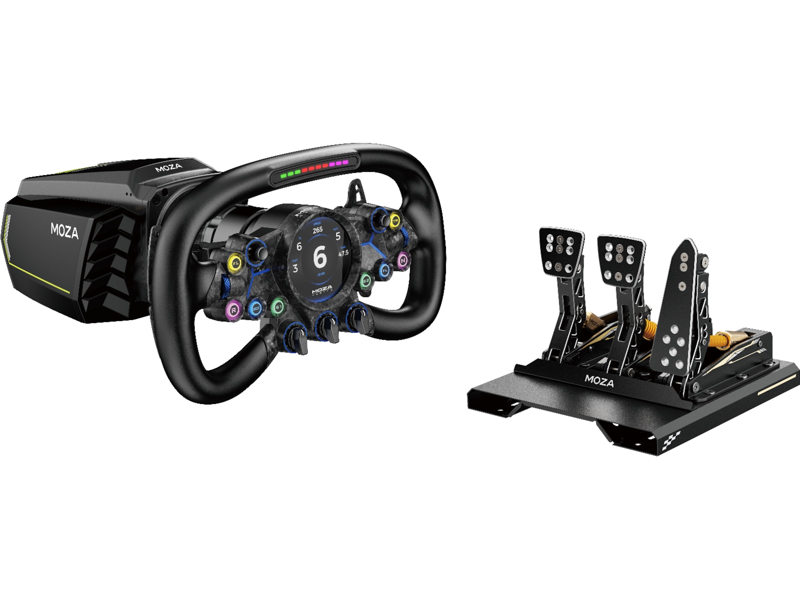 MOZA Vision GS ratt 31cm Ratt och pedaler