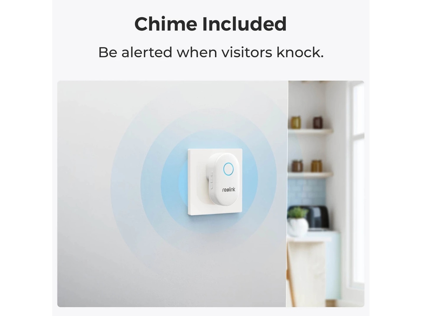 Reolink D340W Smart WiFi Video Ringklocka -B-Grade Demo hem & hushåll