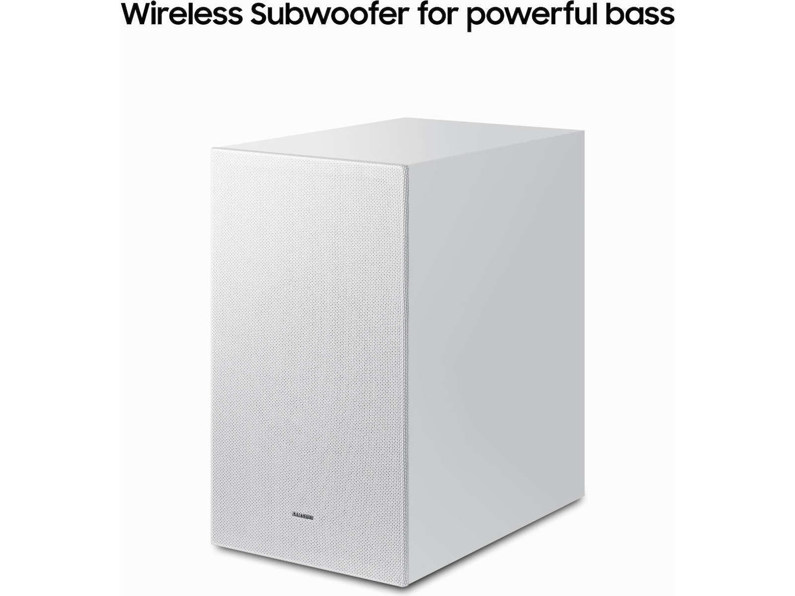 Samsung HW-S711D soundbar med subwoofer (vit) -B-Grade Demo Hi-Fi/stereo/DVD
