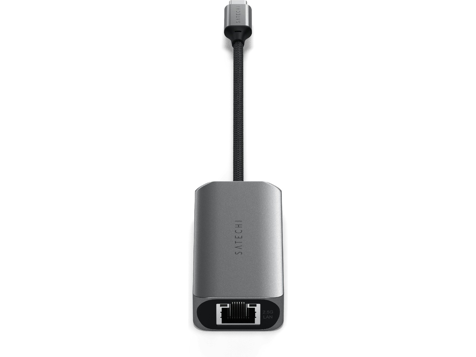 Satechi 4-in-1 USB-C och Ethernet docking (rymdgrå) Dockningsstation och USB-hub