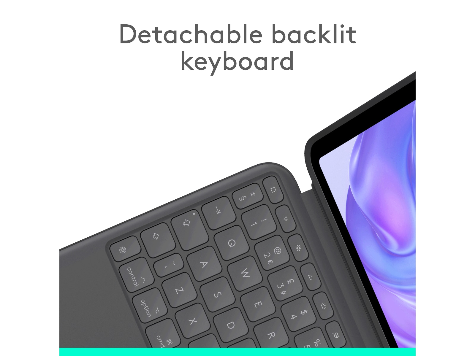 Logitech iPad Pro 11" Combo Touch Tangentbordfodral (grafitt) -B-Grade Demo övrigt i datorer