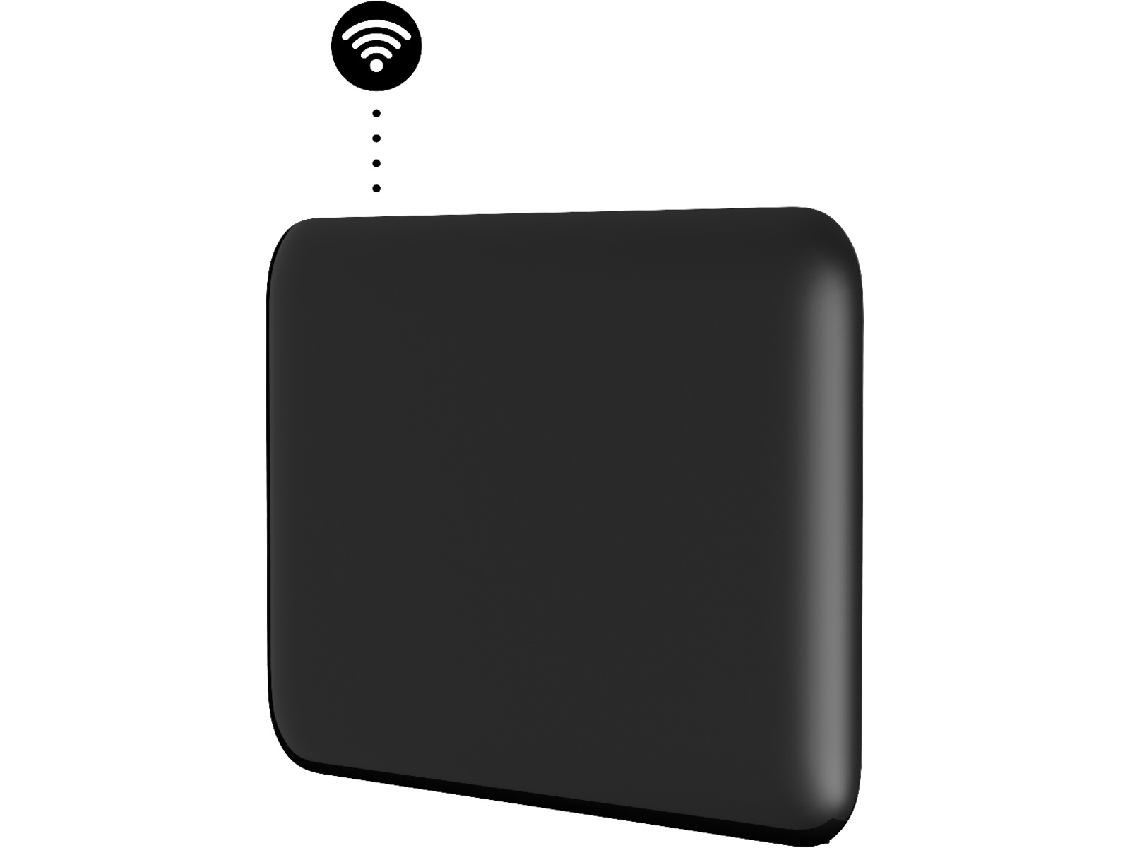 Mill Invisible Smart WiFi Gen 4 panelövn 700W (svart) Panelelement