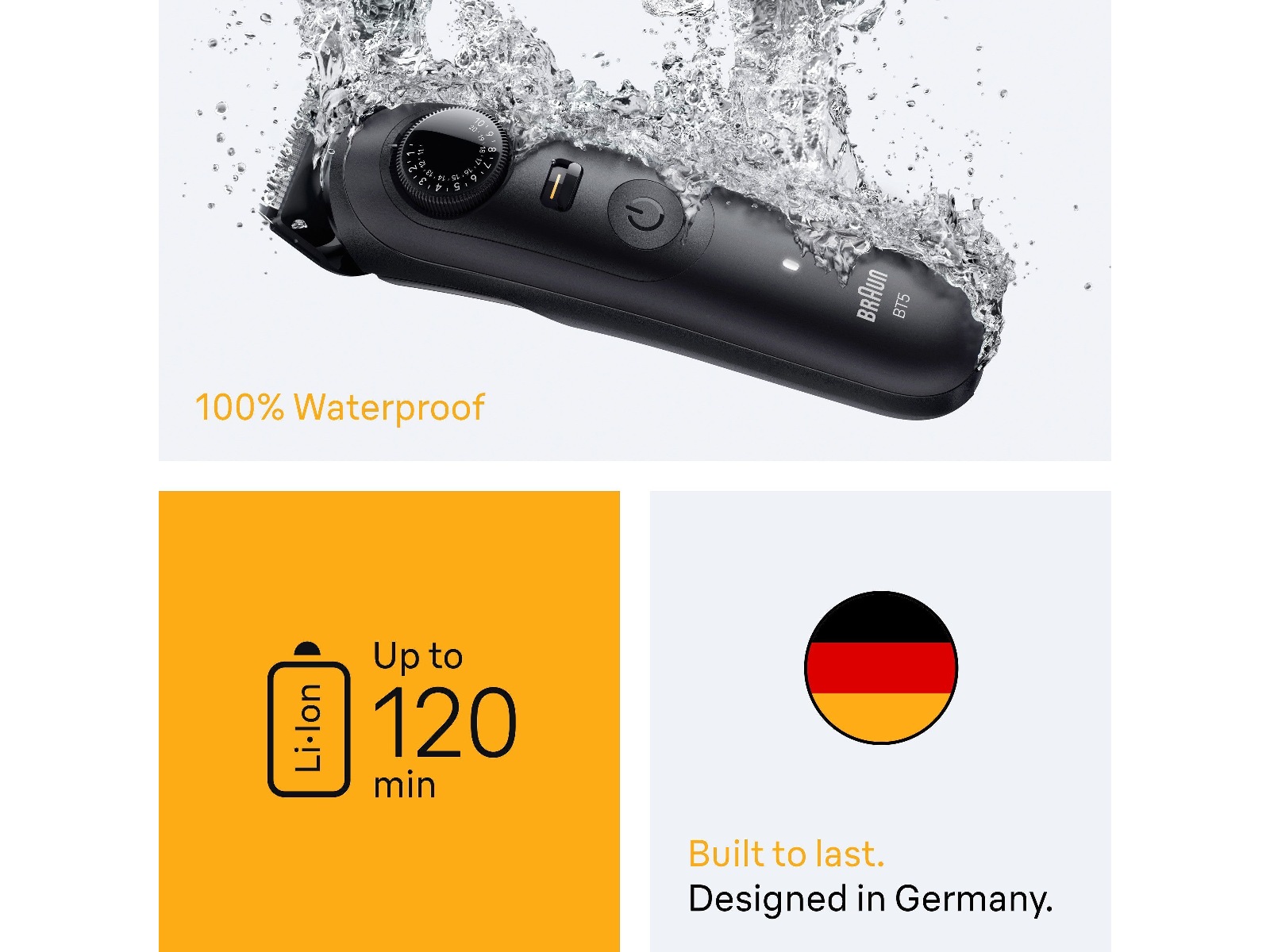 Braun Series 5 skäggtrimmer (svart) Rakapparat