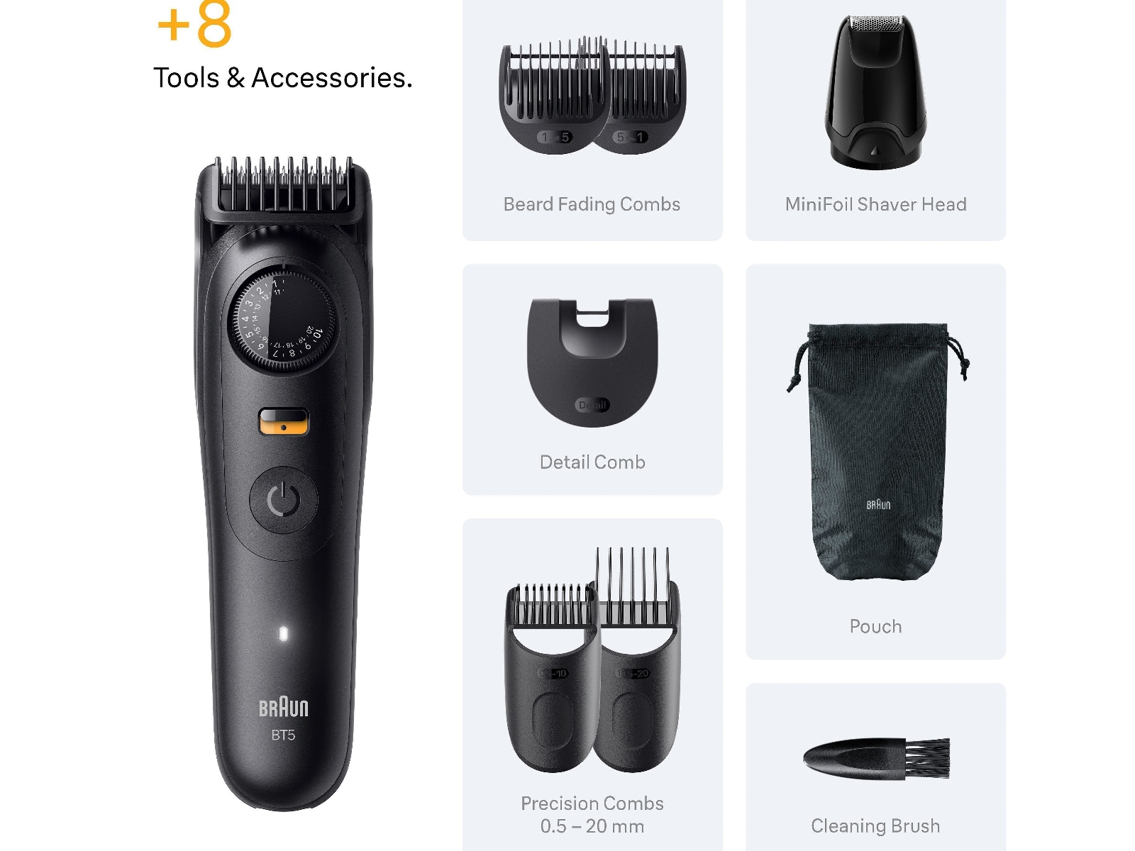 Braun Series 5 skäggtrimmer (svart) Rakapparat