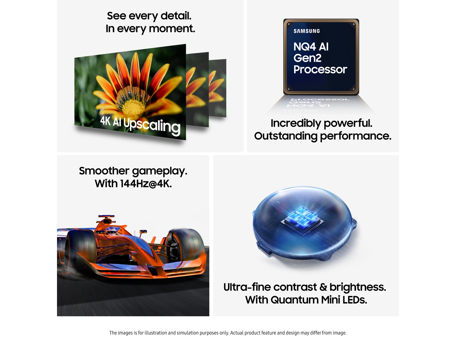 Samsung 75" QN80F Neo QLED 4K Mini LED Smart TV (2025) 70 - 79 tums TV