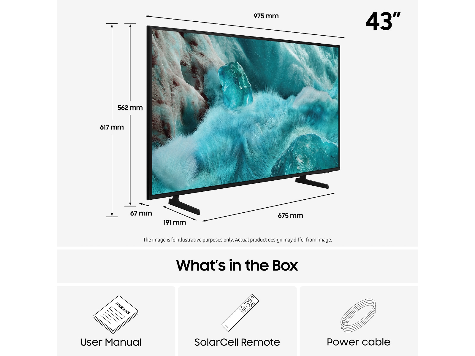 Samsung 43" Q7FA QLED 4K Smart TV (2025) 20 - 49 tums TV