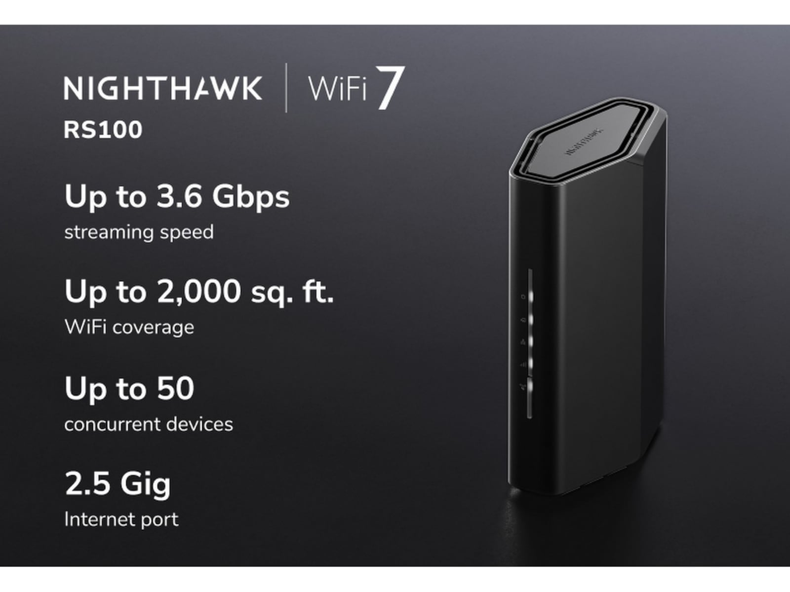 Netgear Nighthawk RS100 router Router