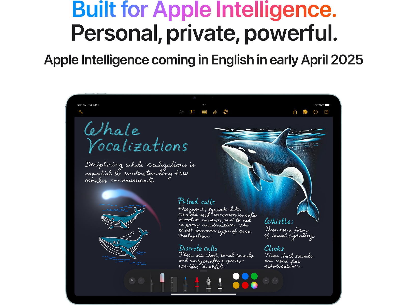 iPad Air 13" (2025) 128GB 5G (blå) Surfplattor