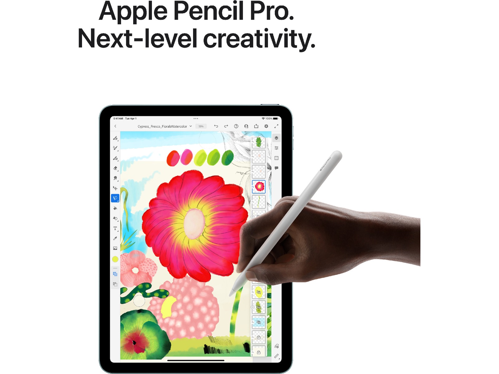 iPad Air 13" (2025) 128GB 5G (blå) Surfplattor