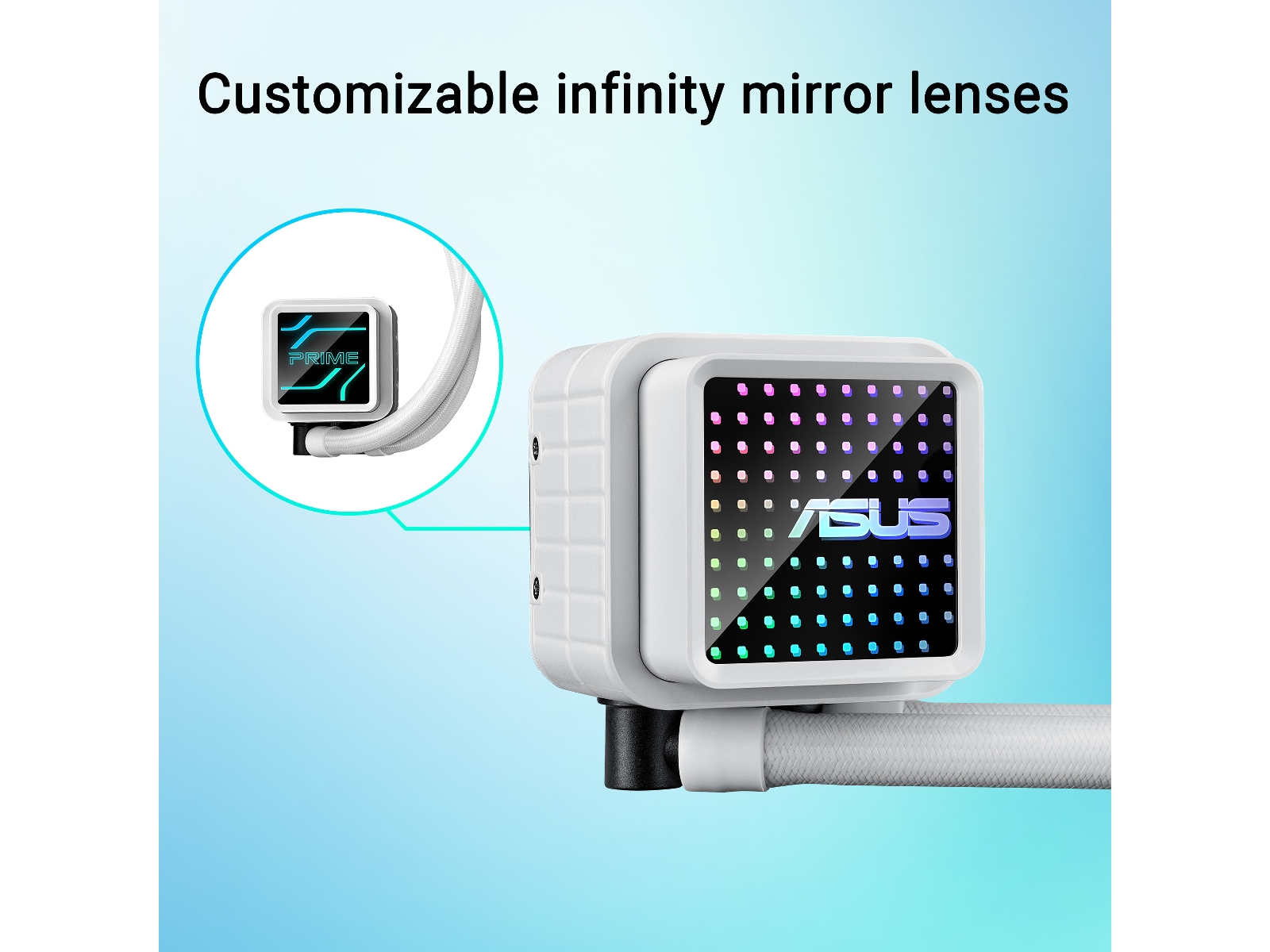 Asus Prime LC 360 ARGB Kylare (vit) CPU - Vattenkylning