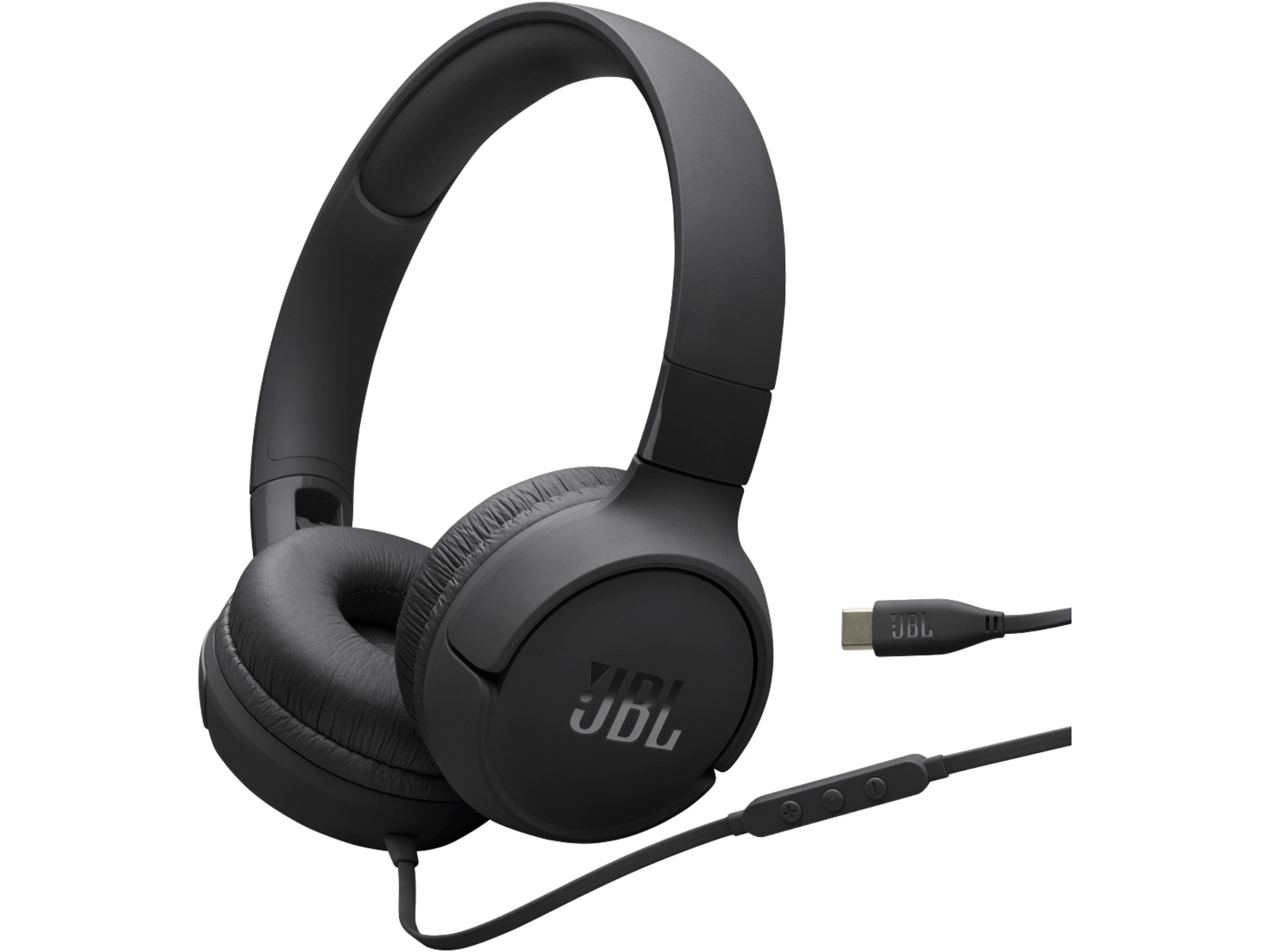 JBL Tune 520C USB-C Headset, on-ear (svart) Hörlurar