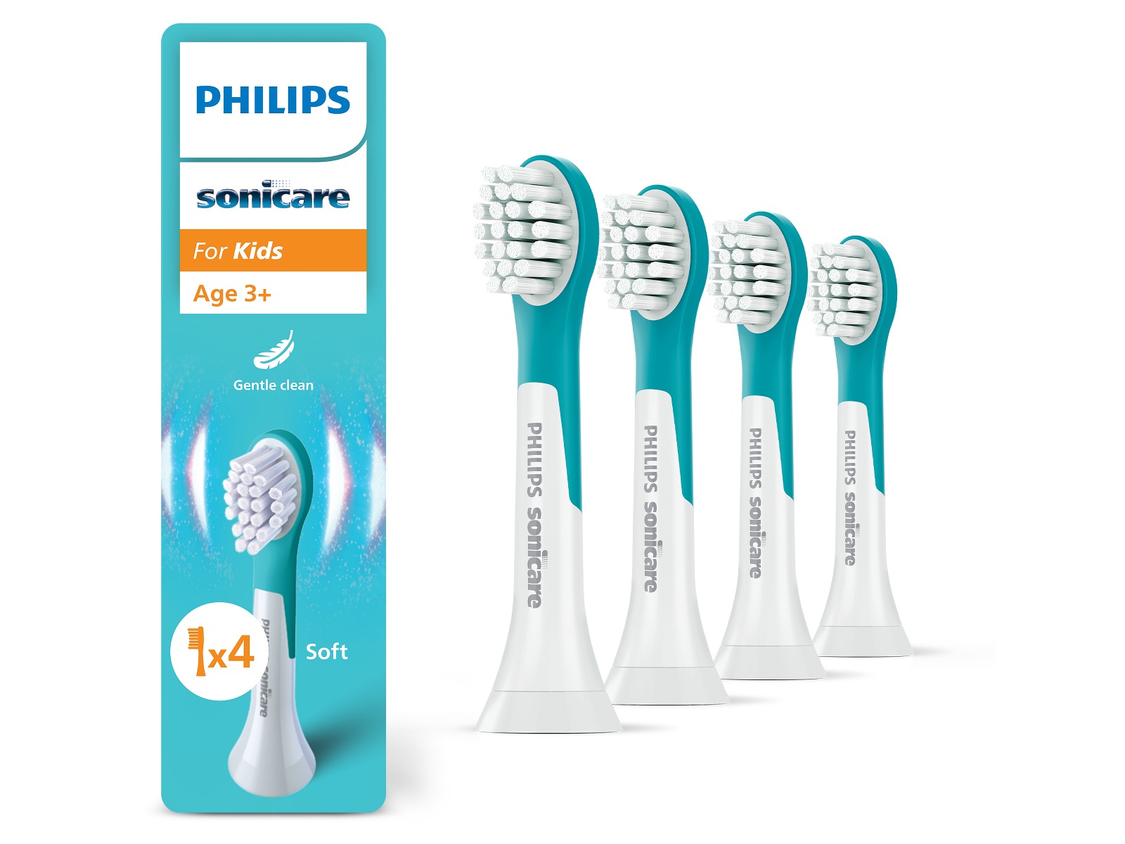 Philips Sonicare For Kids borsthuvuden (2 pack) Tandborsthuvud