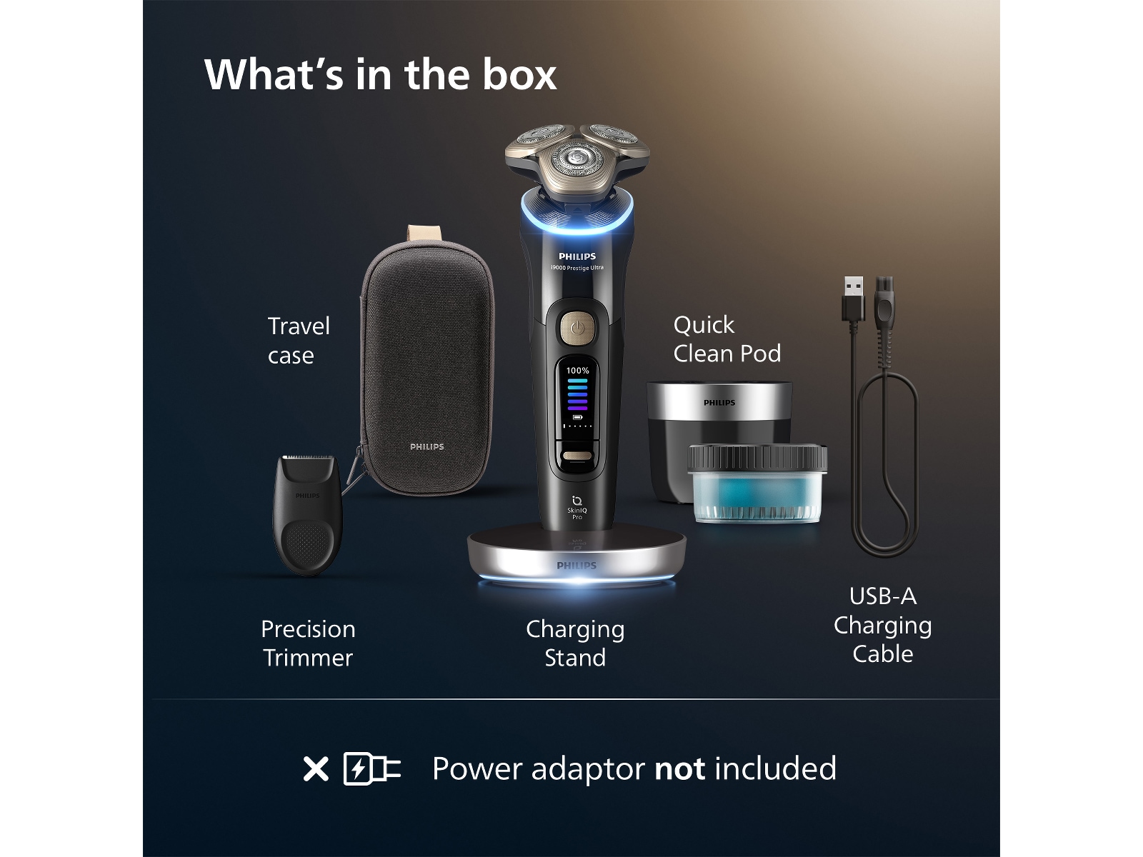 Philips i9000 Prestige Ultra Rakapparat XP9400/31 Rakapparat