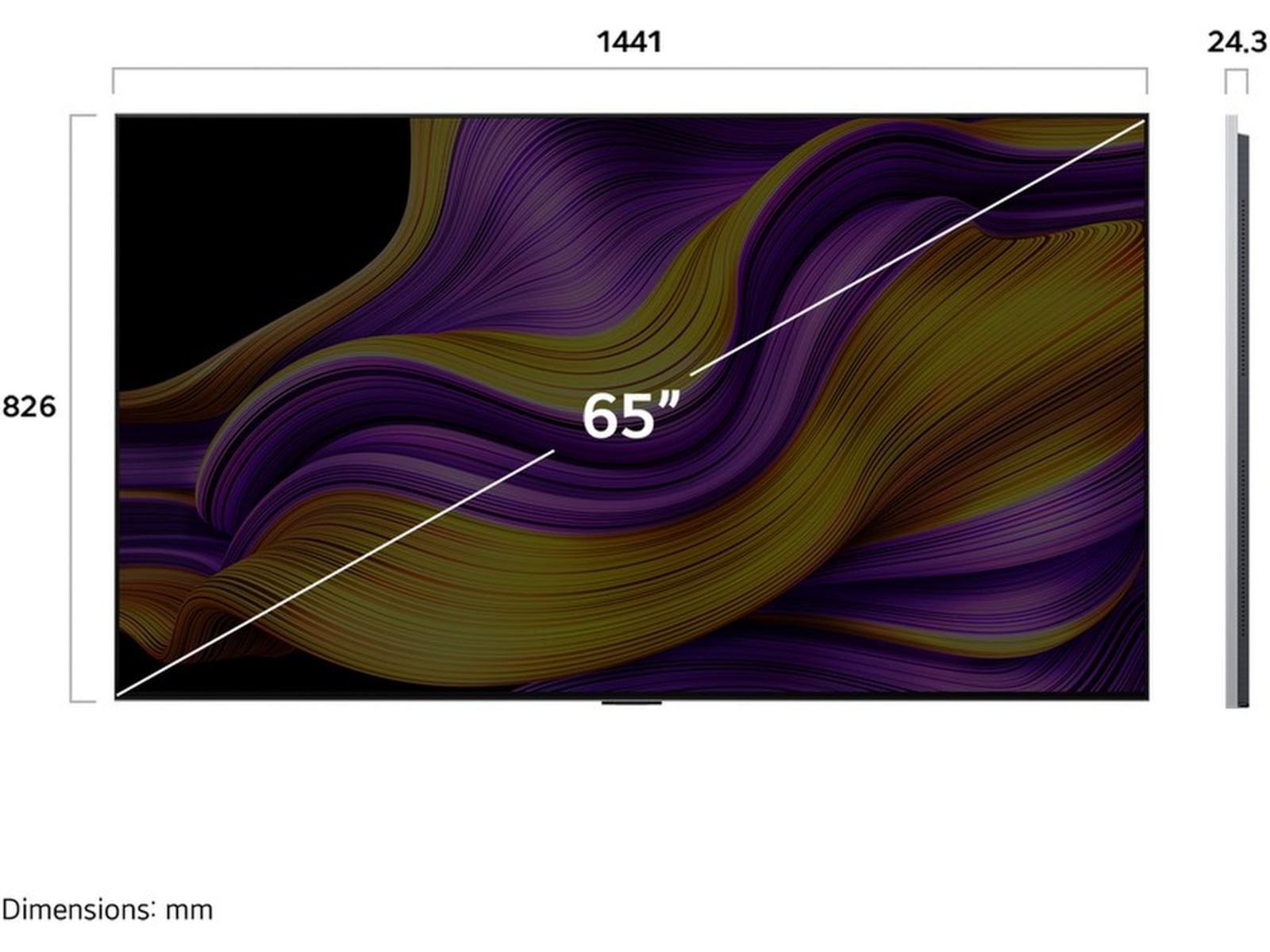 LG 65" G5 AI 4K OLED Smart TV (2025) 60 - 69 tums TV