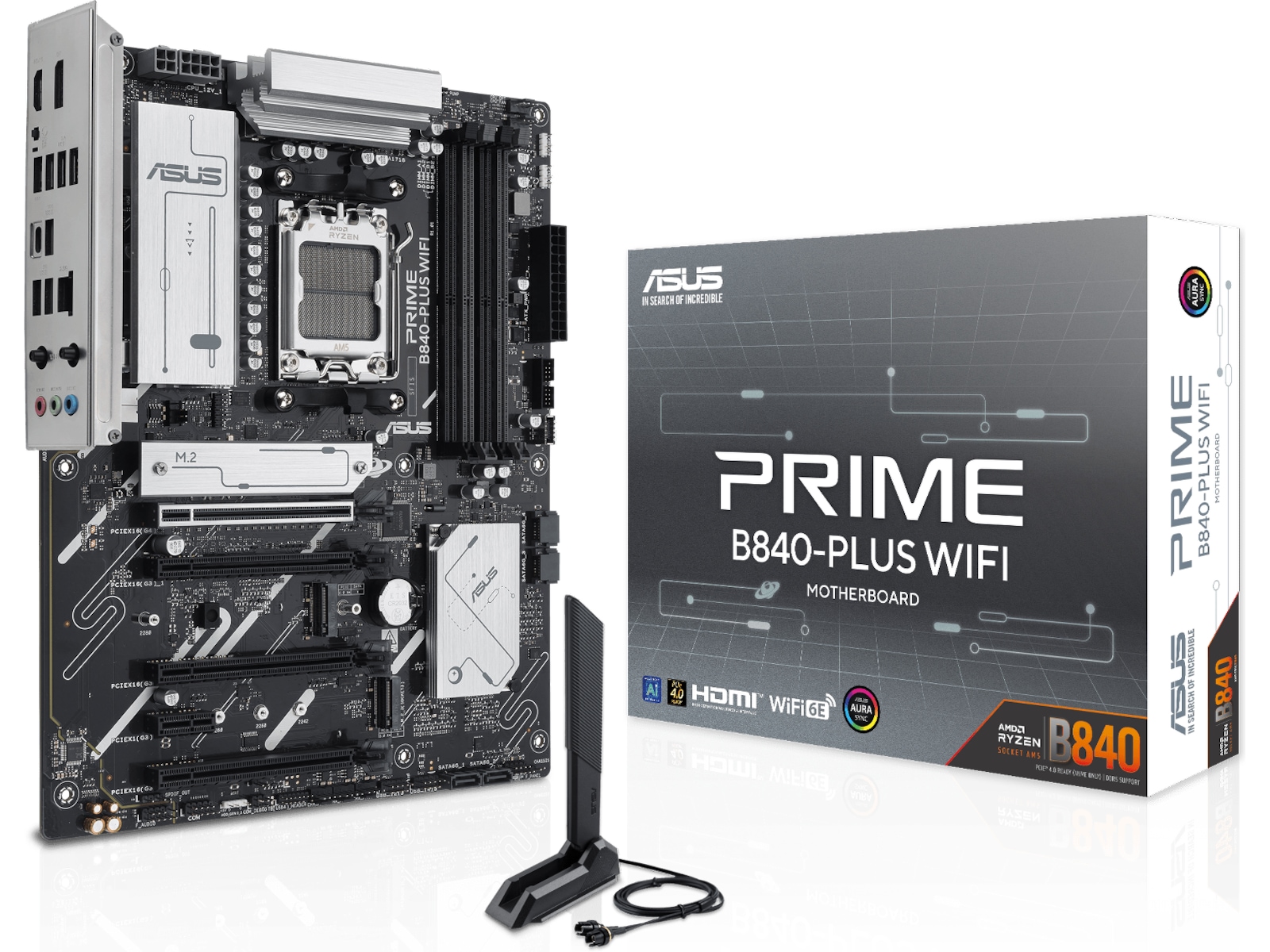 ASUS PRIME B840-PLUS WIFI Moderkort -B-Grade Demo moderkort