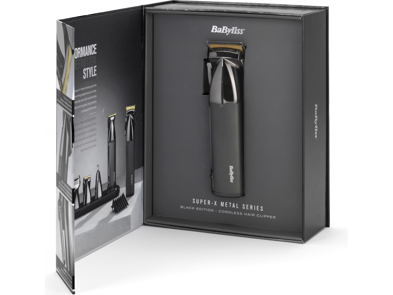 BaByliss Super X Metal Hårklippare (svart) Hårtrimmer