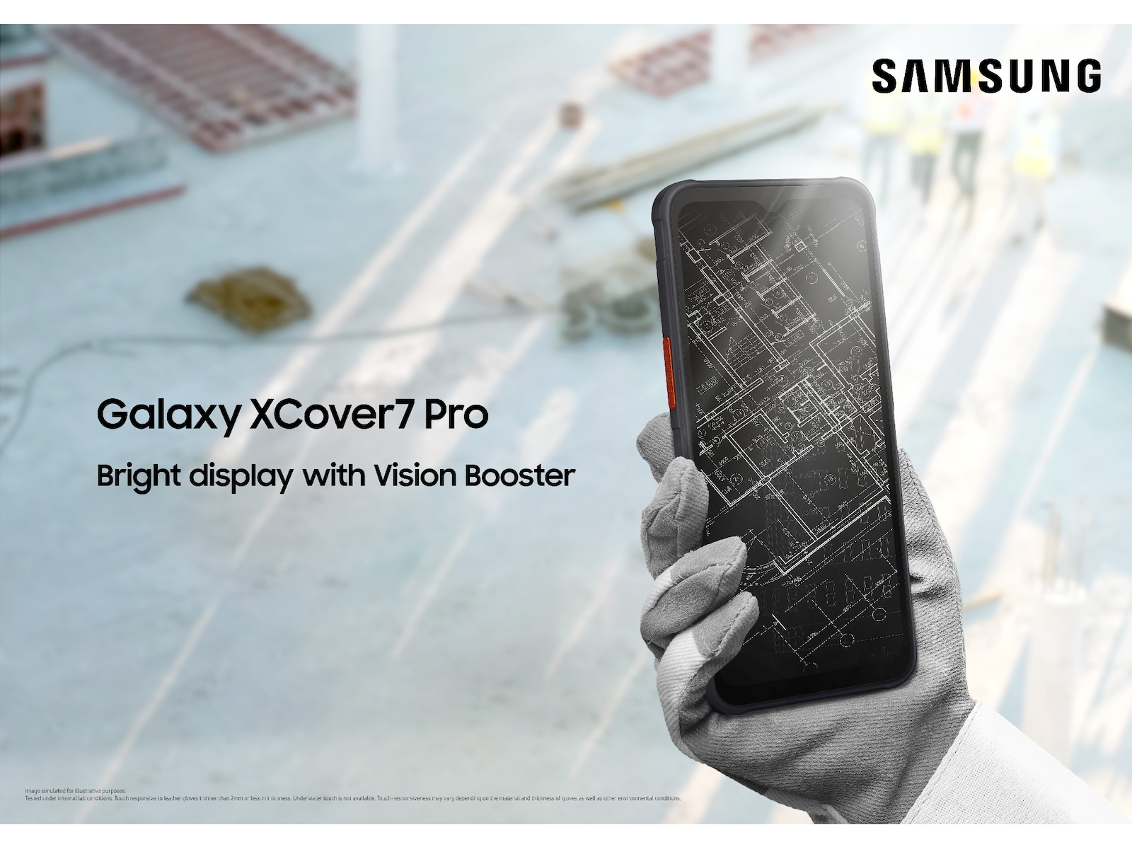 Galaxy Xcover7 Pro 128GB - Enterprise (svart) Mobiltelefoner