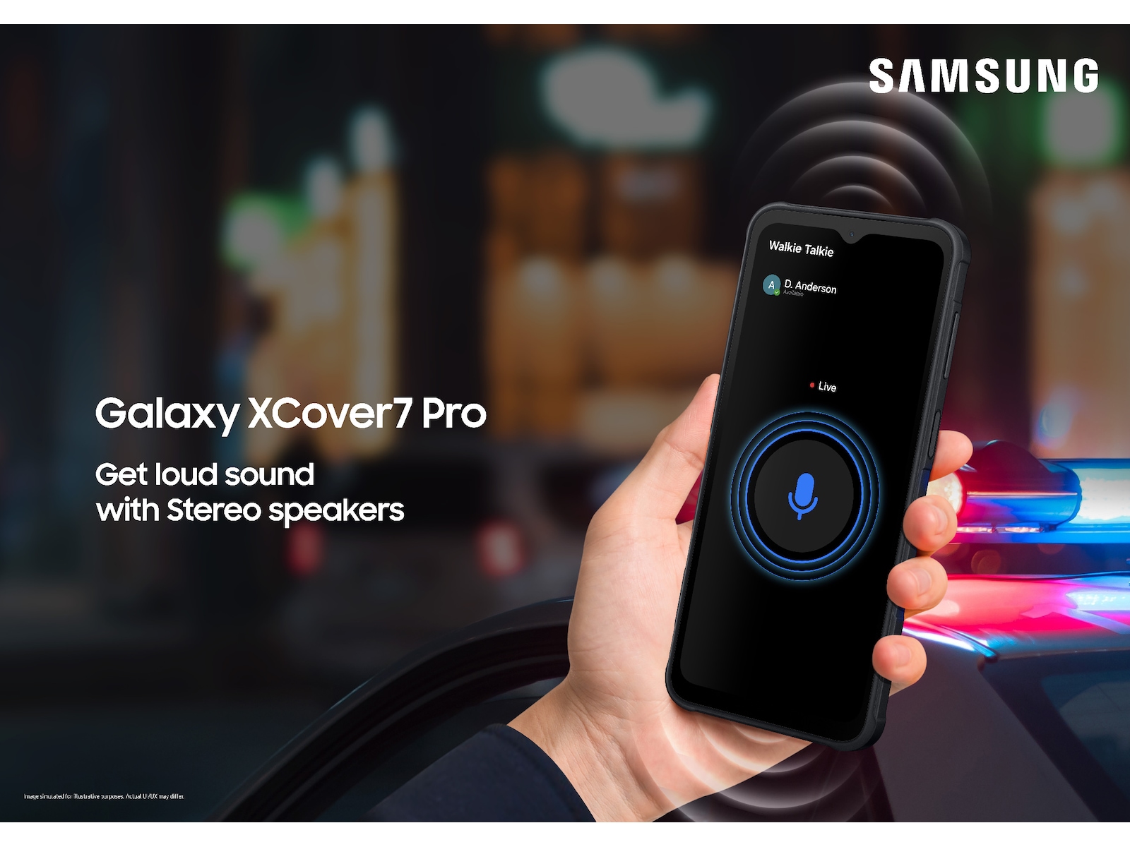 Galaxy Xcover7 Pro 128GB - Enterprise (svart) Mobiltelefoner
