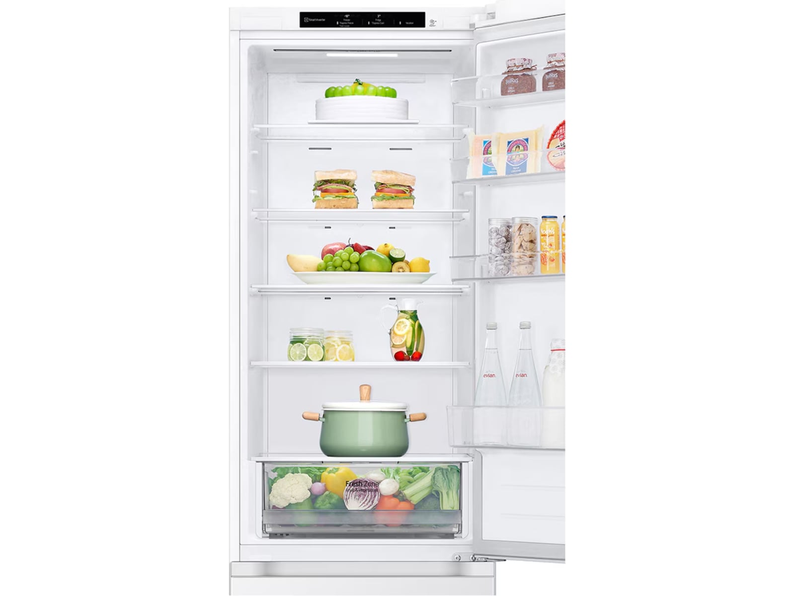 LG GBV22L0ESW kombiskåp (vit) Kyl & frys kombiskåp