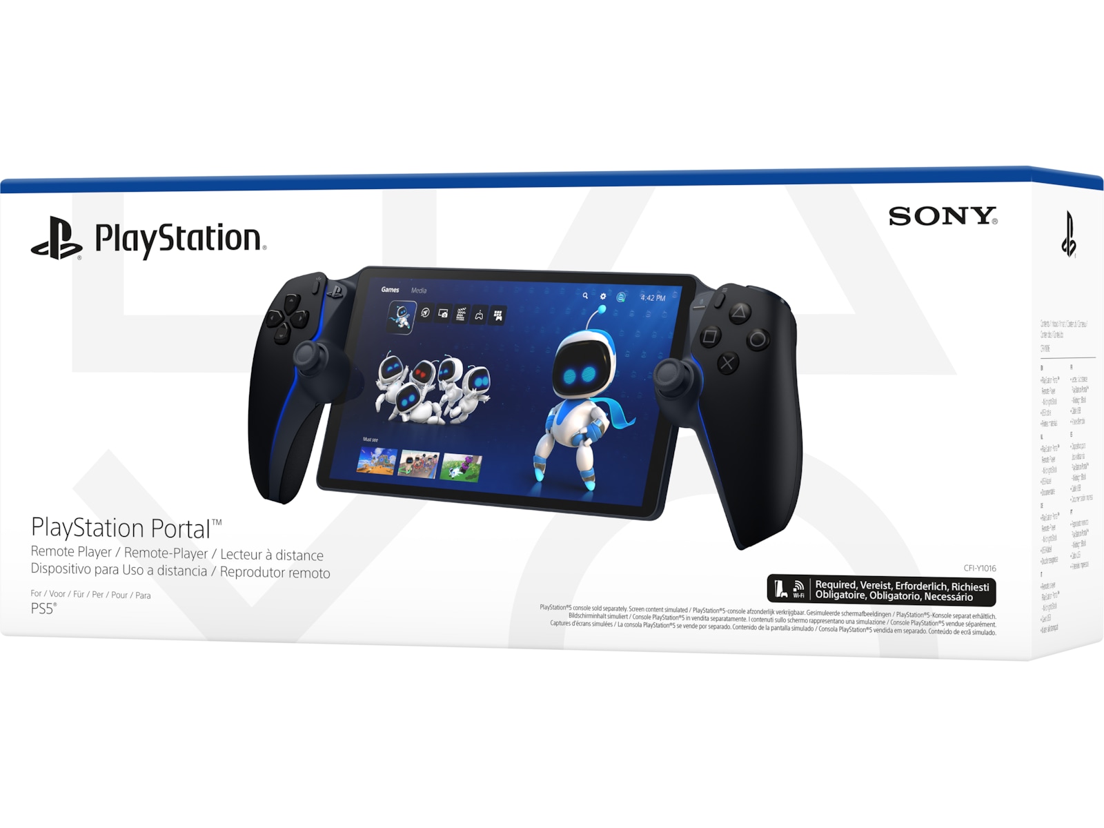 PlayStation Portal Remote Player (Midnight Black) -B-Grade Demo gaming