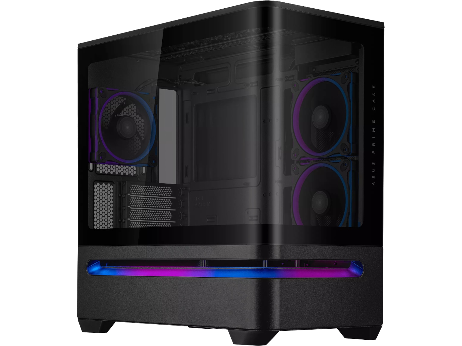 Asus PRIME AP202 TG ARGB mATX Tower (svart) Mini/Micro/Nano tower