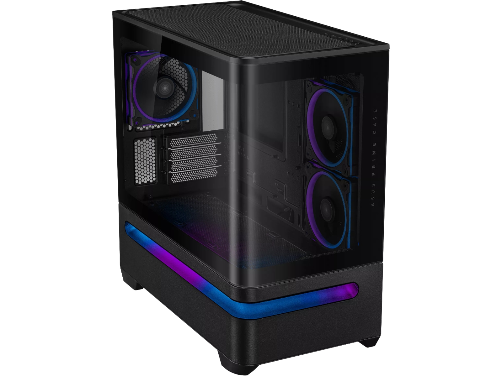 Asus PRIME AP202 TG ARGB mATX Tower (svart) Mini/Micro/Nano tower