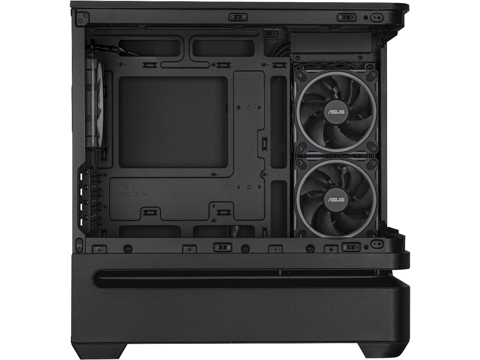 Asus PRIME AP202 TG ARGB mATX Tower (svart) Mini/Micro/Nano tower