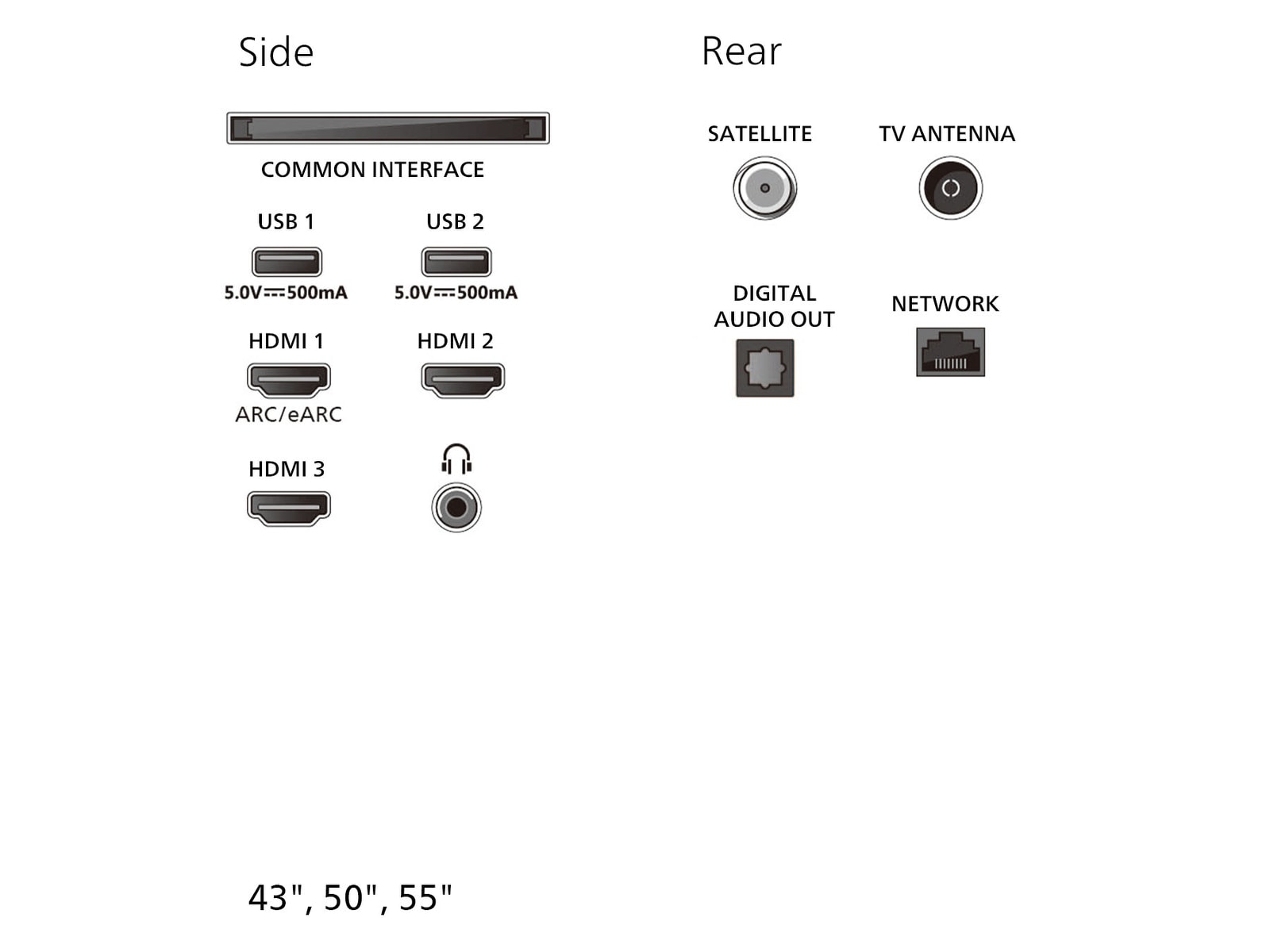 Philips 43" PUS8000/12 4K LED Smart Ambilight TV (2025) 20 - 49 tums TV