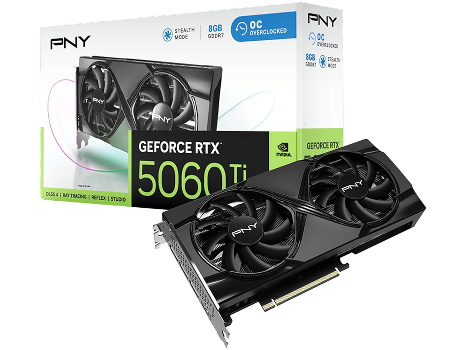 PNY GeForce RTX 5060 Ti OC Dual Fan Grafikkort
