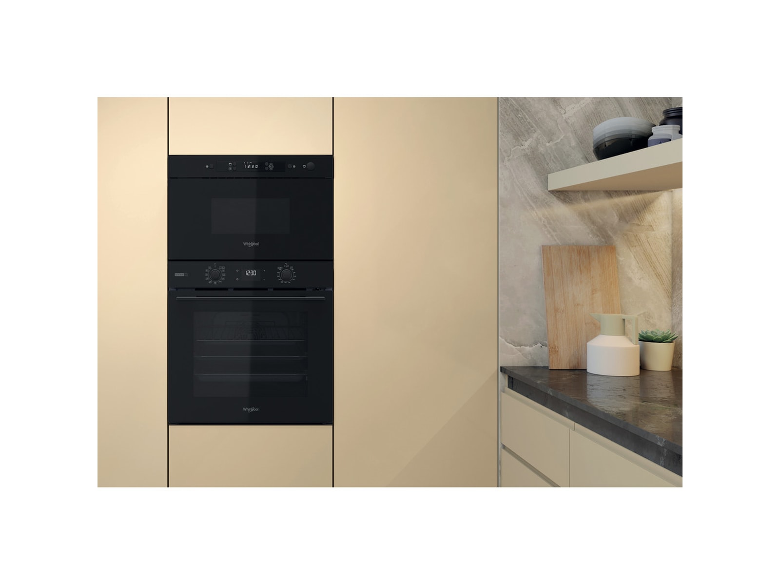 Whirlpool MBNA900B Integrerad mikrovågsugn (svart) Mikrovågsugn