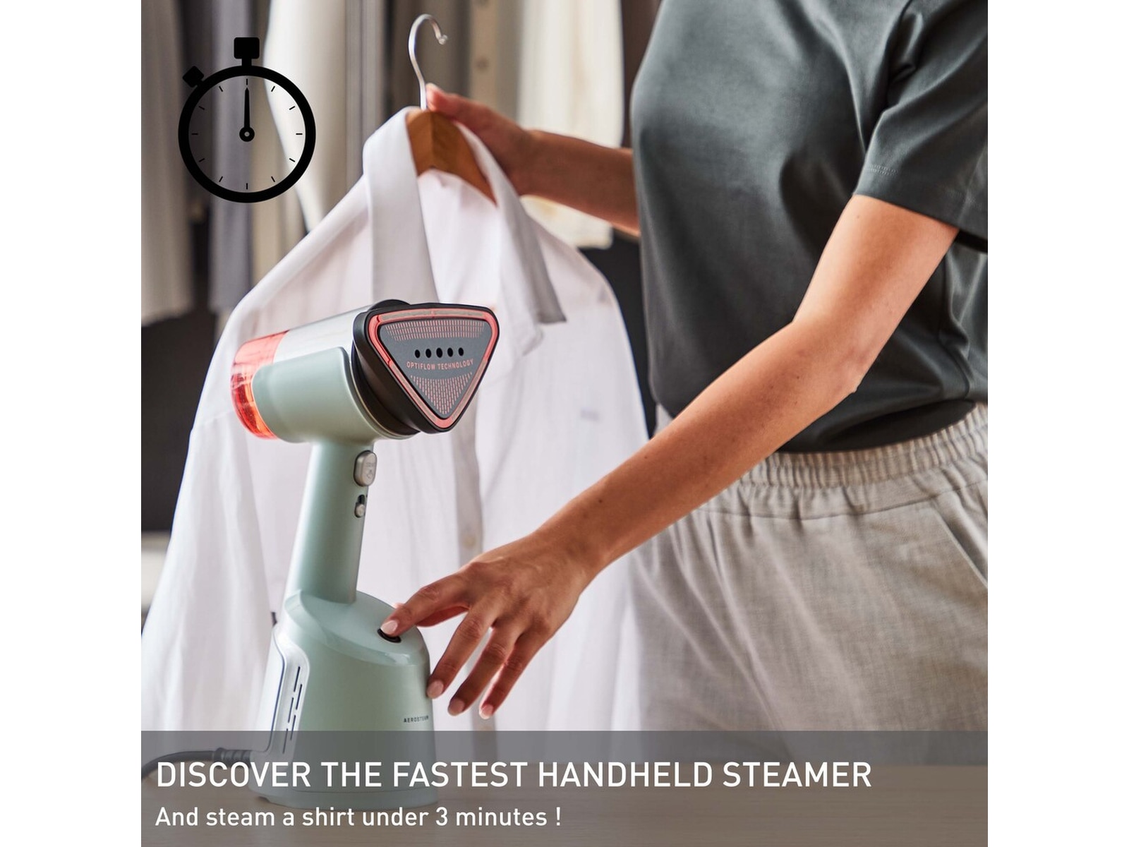 Tefal Aerosteam Optiflow ångare Steamer