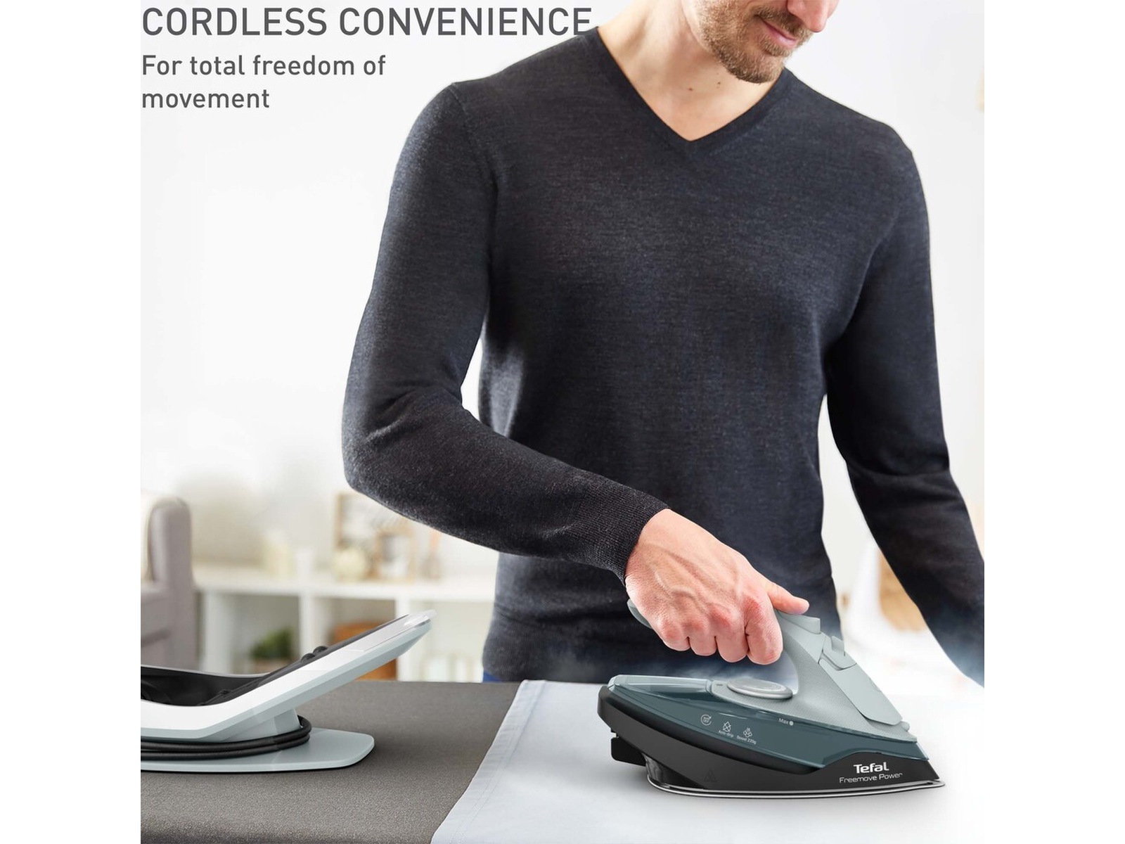 Tefal Freemove sladdlöst strykjärn Strykjärn