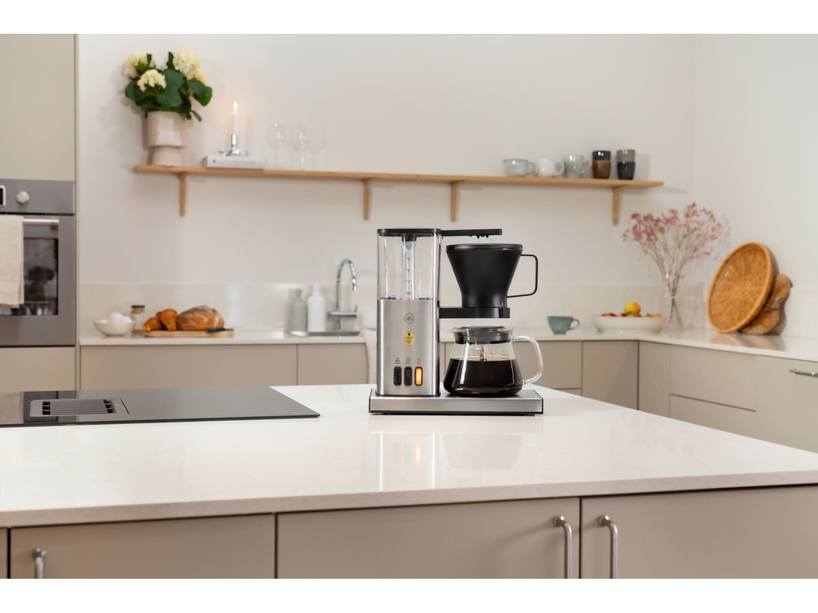 OBH Nordica Blooming Aroma 2426 Kaffebryggare (Silver) Kaffebryggare